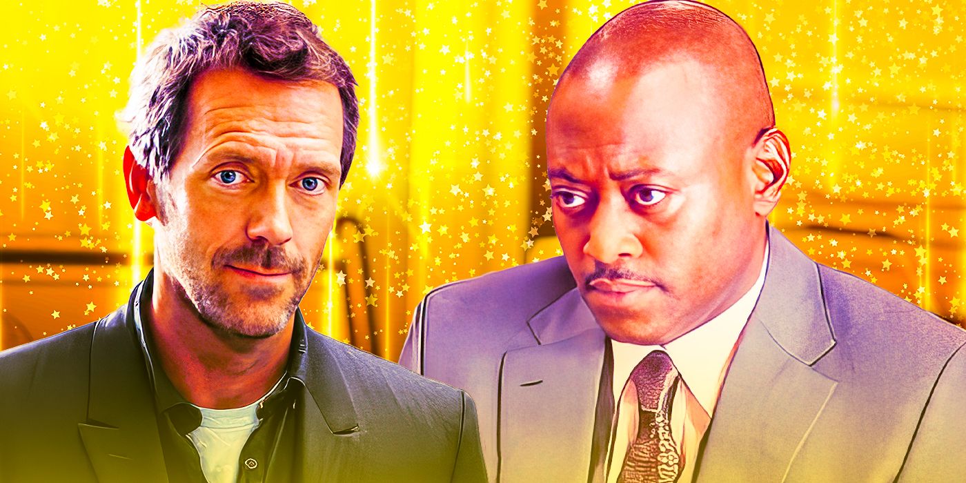 dr gregory house played by hugh laurie and doctor foreman
