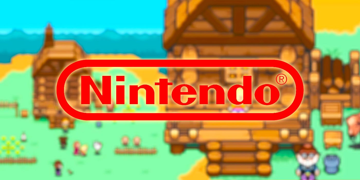 A blurry rural scene from Mother 3 with the red Nintendo logo in the foreground.