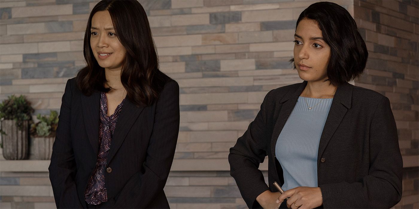 for all mankind season 4 still of cynthy wu & coral pena in office