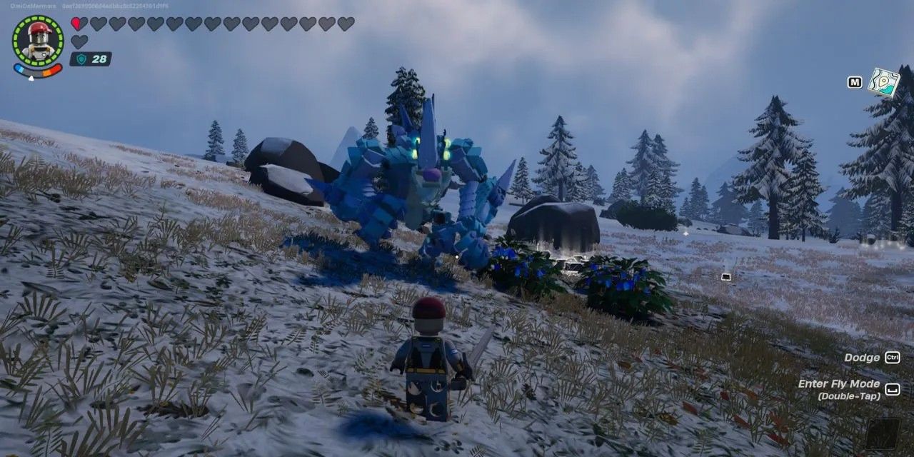 A Frost Brute in Lego Fortnite