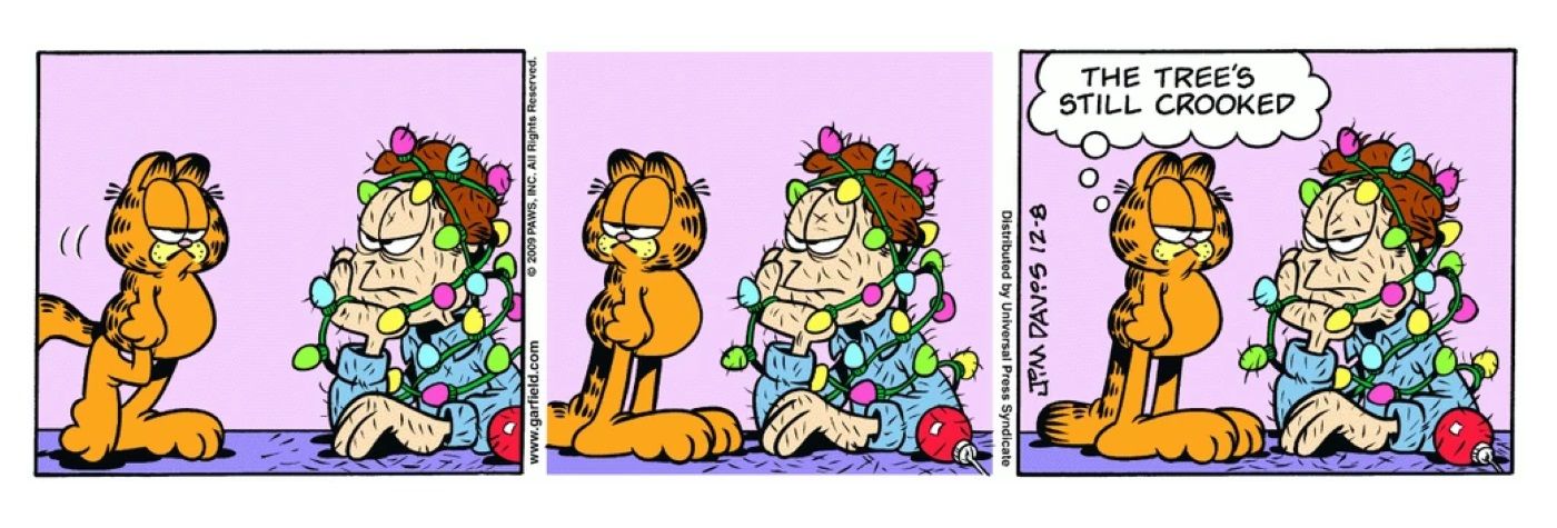Гарфилд 2009. Комиксы про Гарфилда на русском. Garfield weekend.