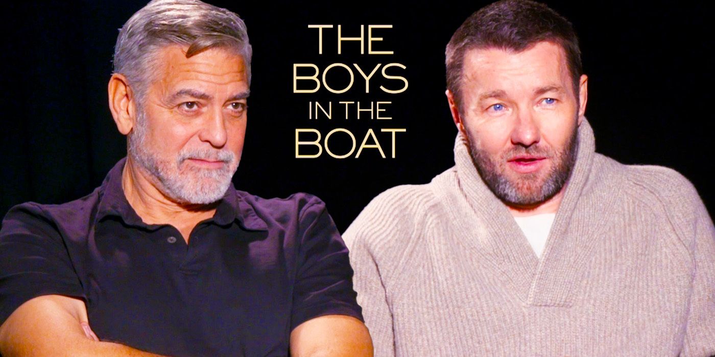 The Boys in the Boat George Clooney & Joel Edgerton interview header