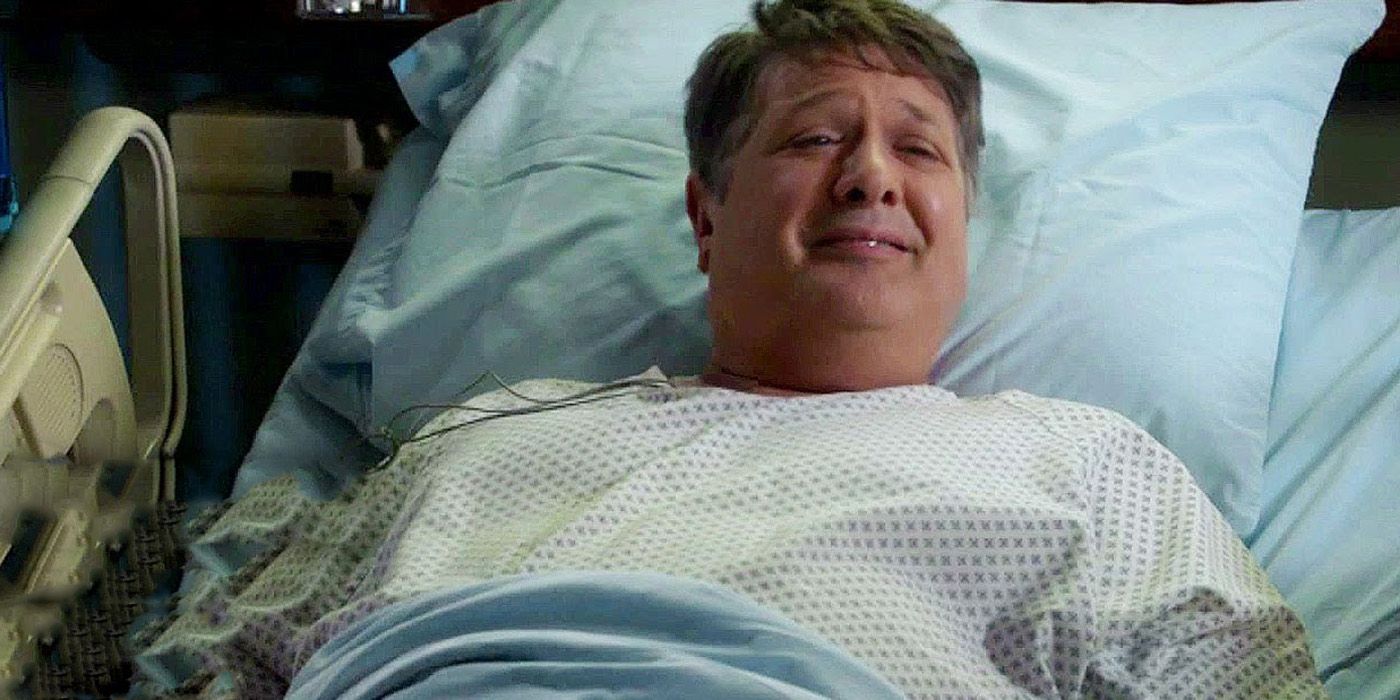 Lance Barber's George Cooper in hospital in Young Sheldon