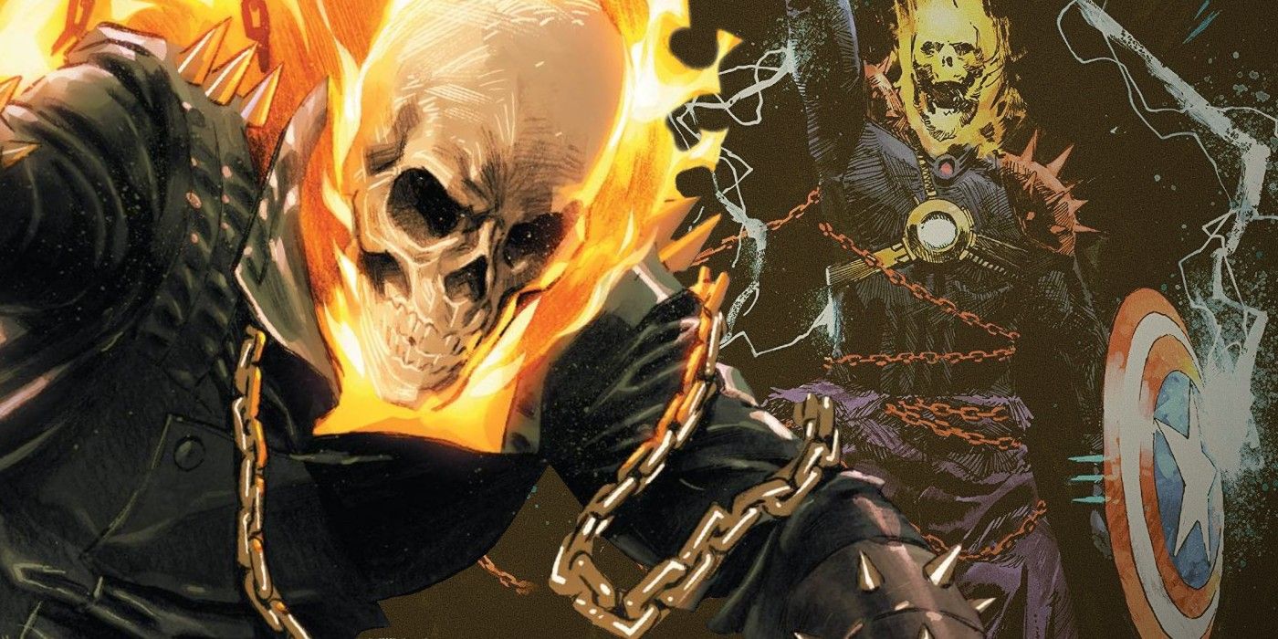 MCU Captain America As Ghost Rider In New Marvel Art Is Truly Terrifying