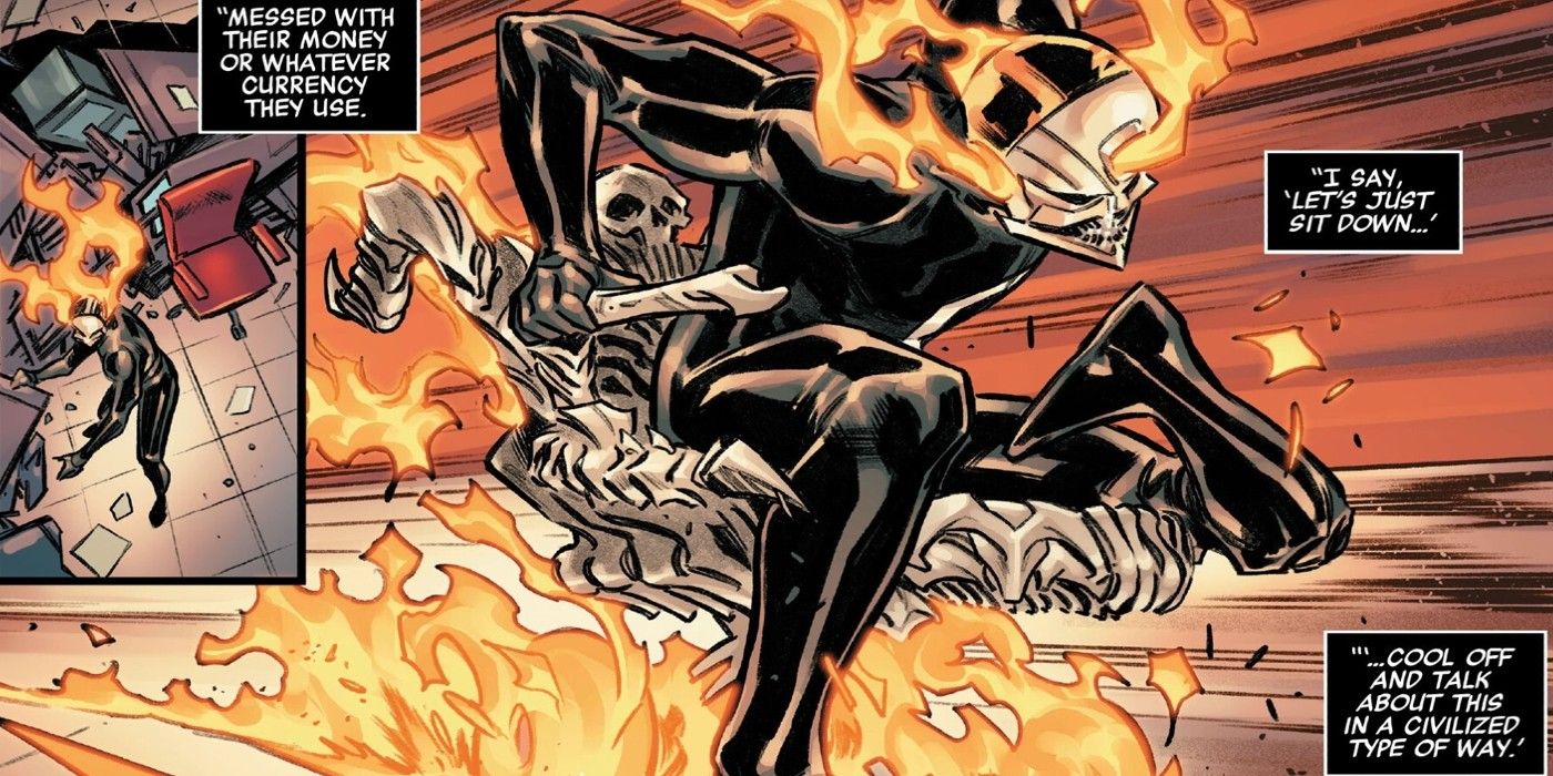 Ghost Rider Just Proved He Really Can Replace His Hellcycle with ANYTHING