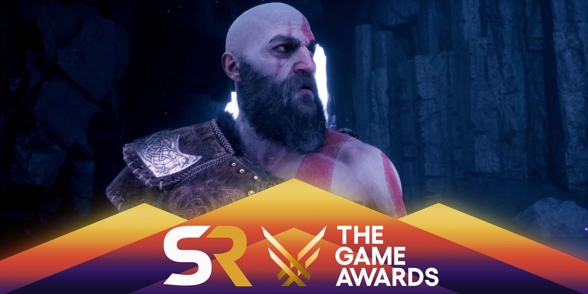 Kratos from the God of War Ragnarok Valhalla DLC trailer at The Game Awards 2023