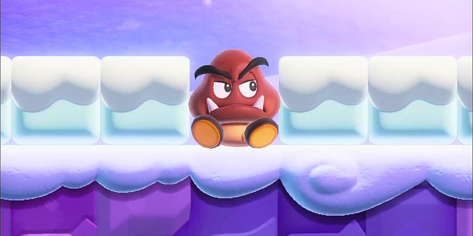 Goomba Stuck In A Hole in Super Mario Bros Wonder
