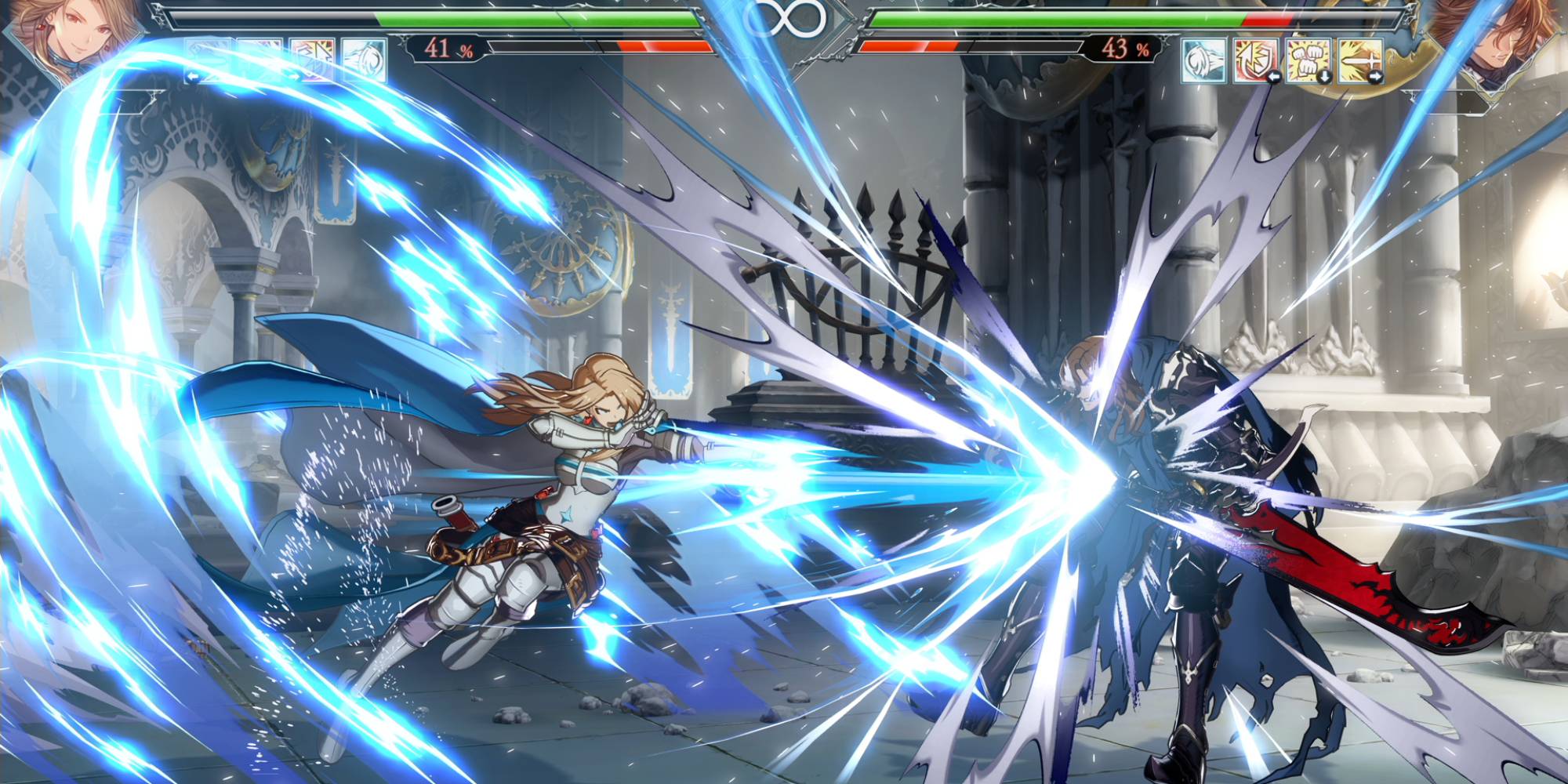 T-shirt Granblue Fantasy Versus: Rising - Design Dash Light Attack Katalina - Coupe Classique Homme/femme