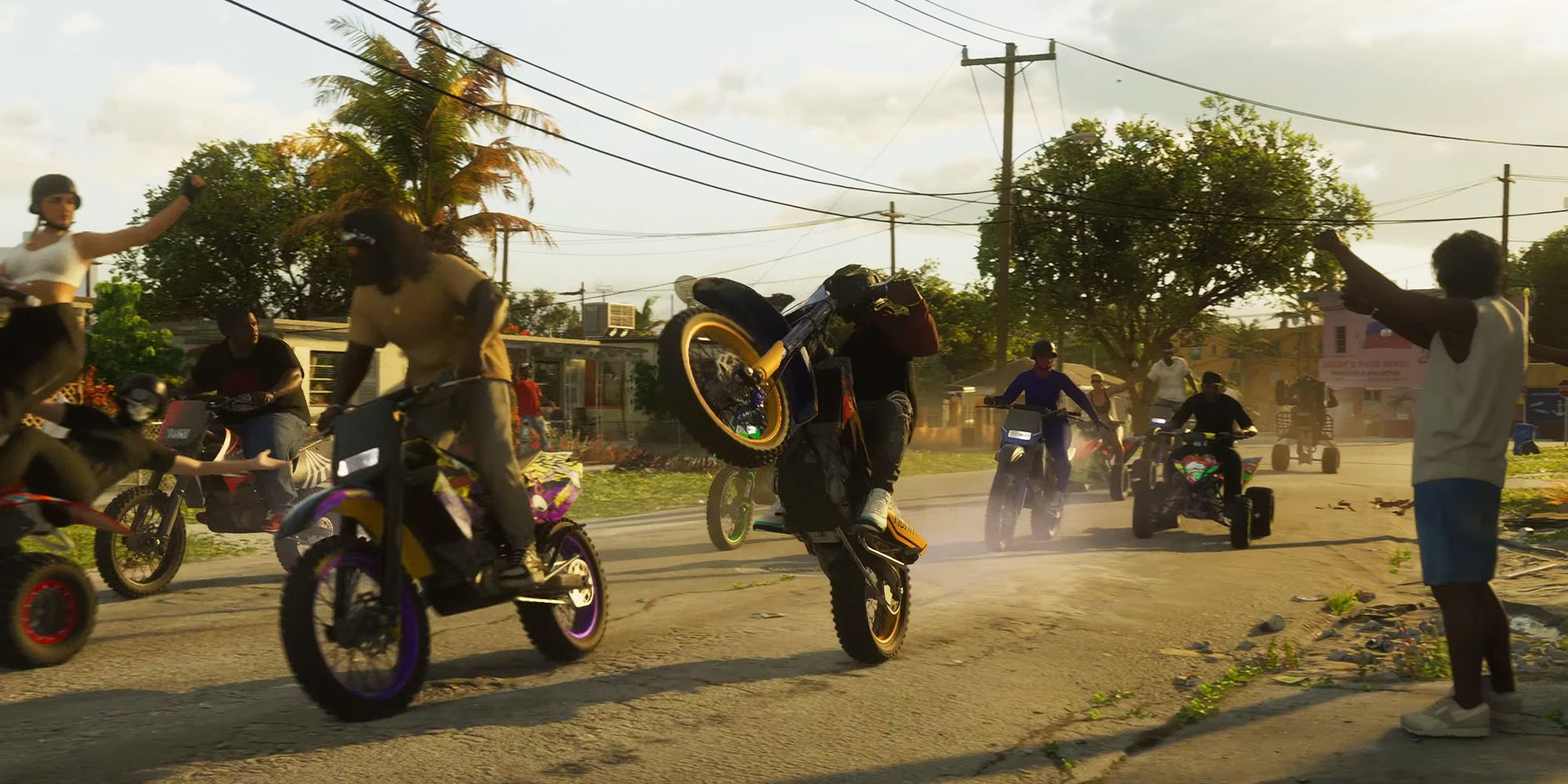 Motociclistas no jogo Grand Theft Auto VI