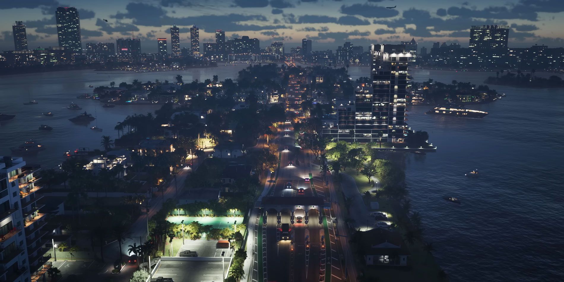 A colorful highway in GTA 6.