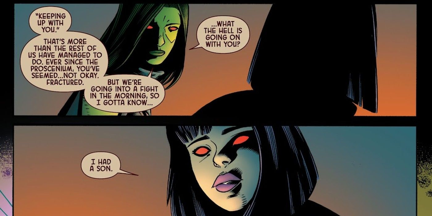 Guardians of the Galaxy's Gamora and Mantis talk
