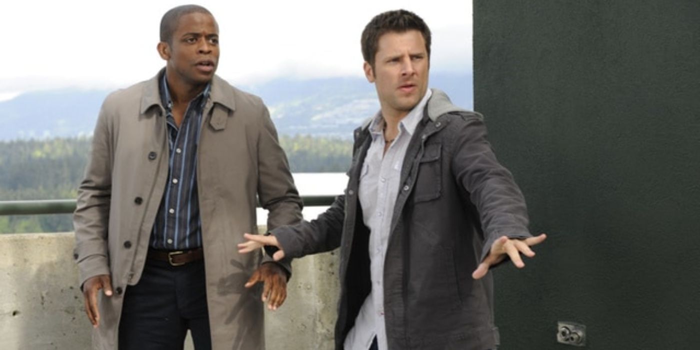 Gus and Shawn in Psych