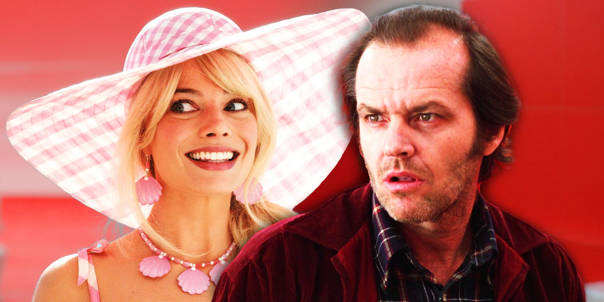Happy Barbie and confused Jack Torrance in The Shining