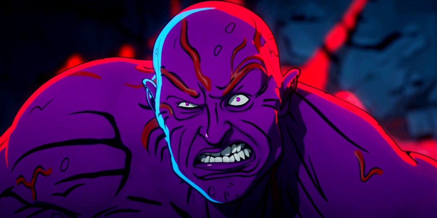 Happy Hogan como Purple Hulk ou The Freak in What If