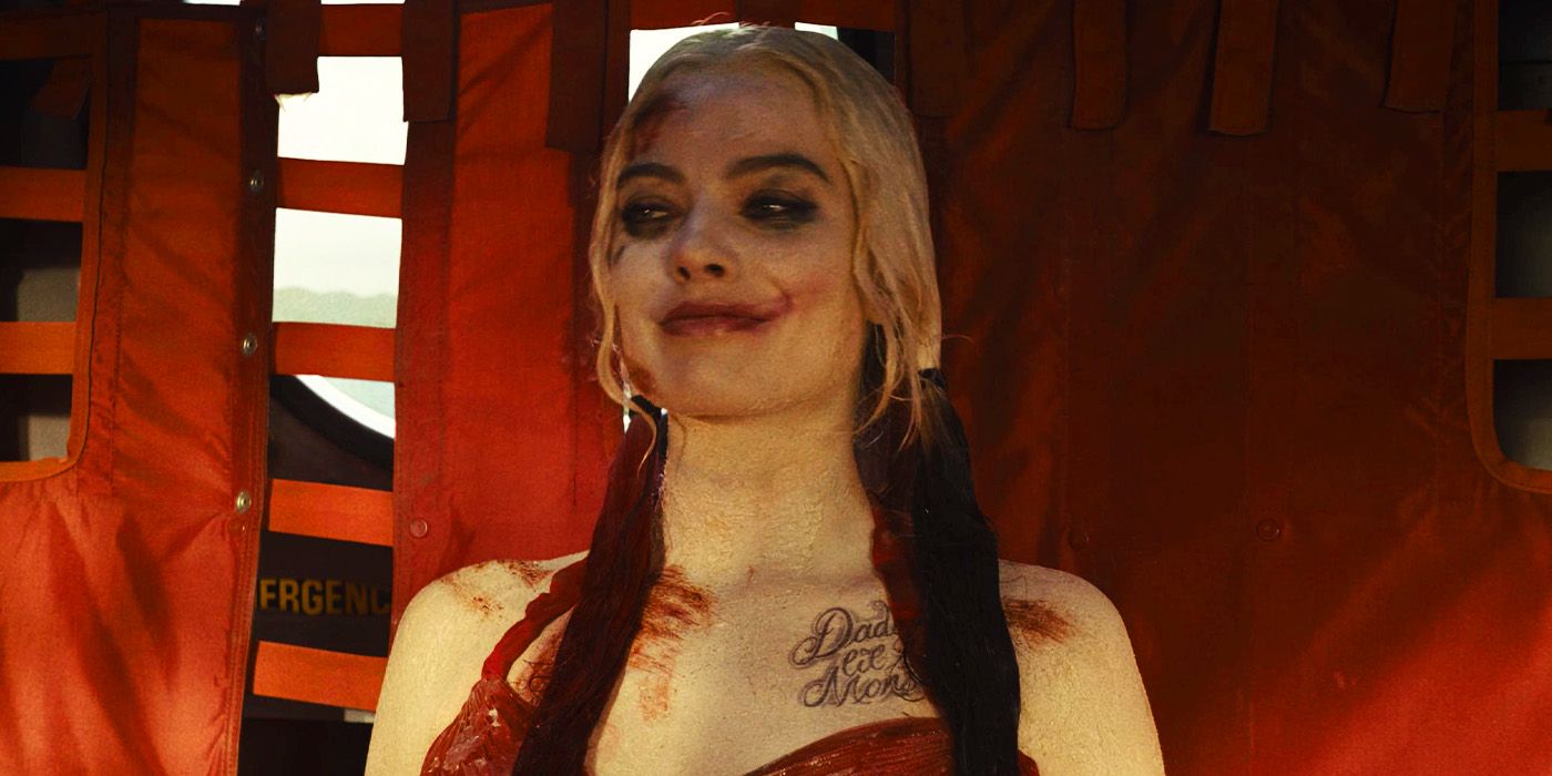 Harley Quinn free at the end of The Suicide Squad