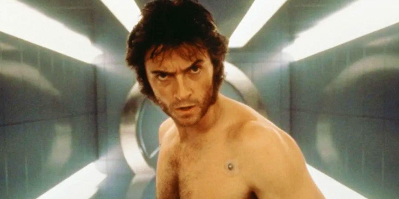 Hugh Jackman's Wolverine topless in X-Men