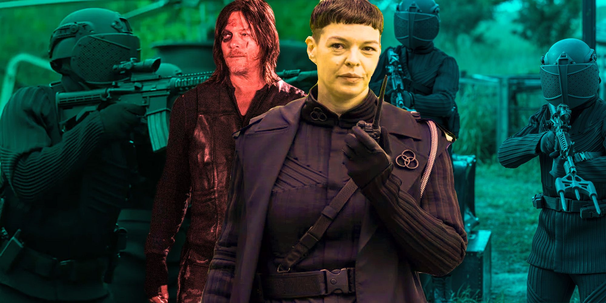 Custom image of the CRM with Jadis and Daryl from The Walking Dead centered