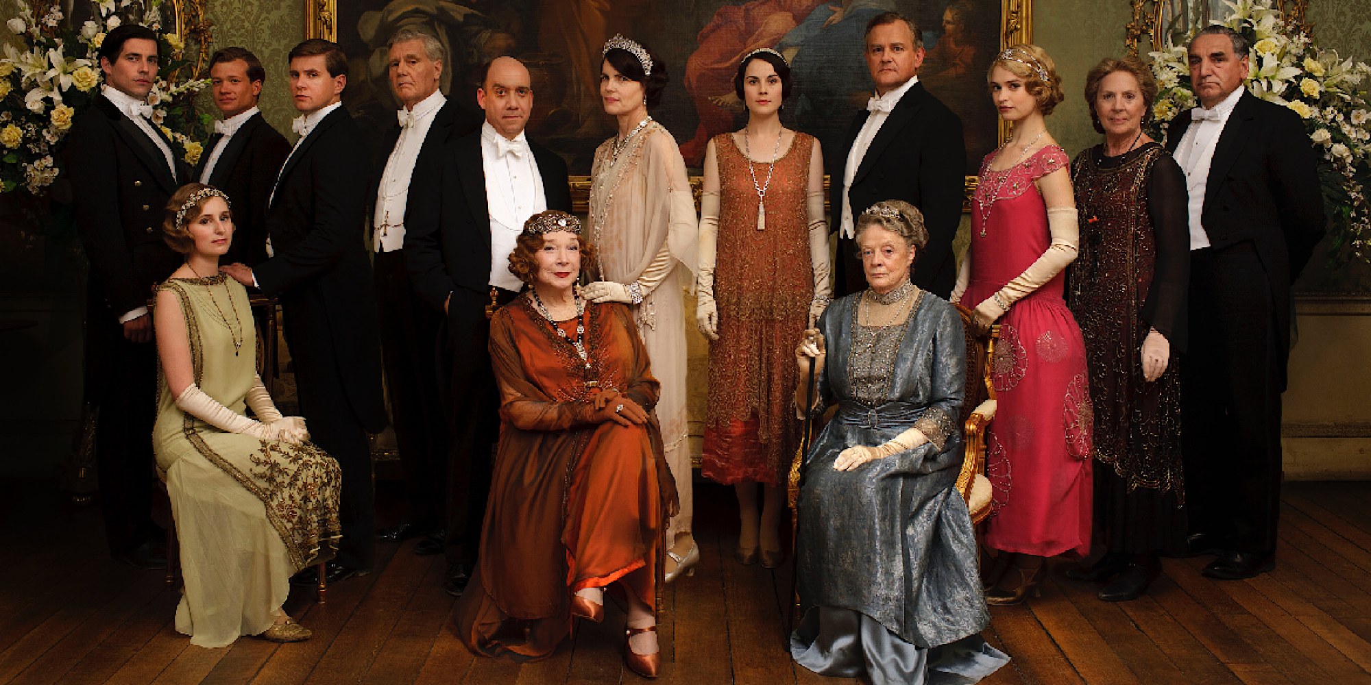 The Crawley family from Downton Abbey.