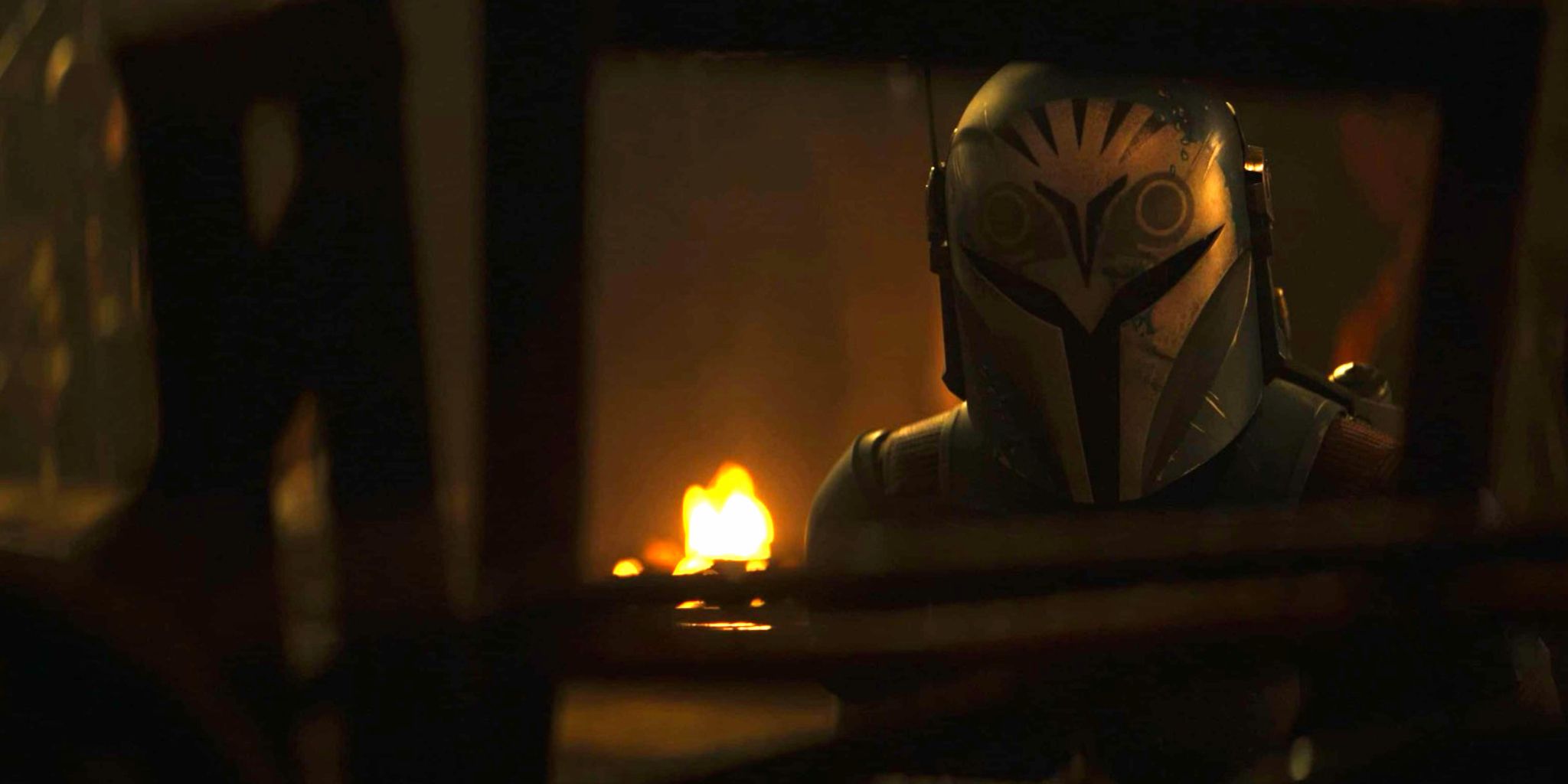 Bo-Katan Kryze checks on Din Djarin and rescues him from the mines of Mandalore in The Mandalorian season 3, episode 2