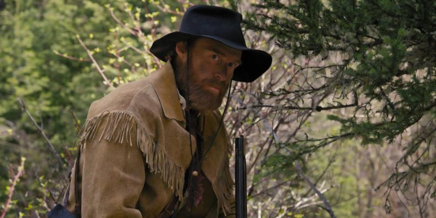 Jack Pearson as Jim Bridger looking worried in Into the Wild Frontier.-1