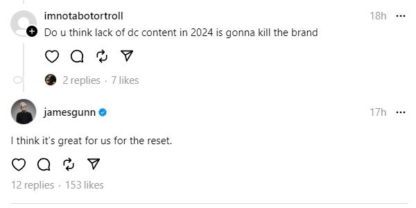 James Gunn Responds To Whether DC’s 2024 Release Schedule Will “Kill The Brand”