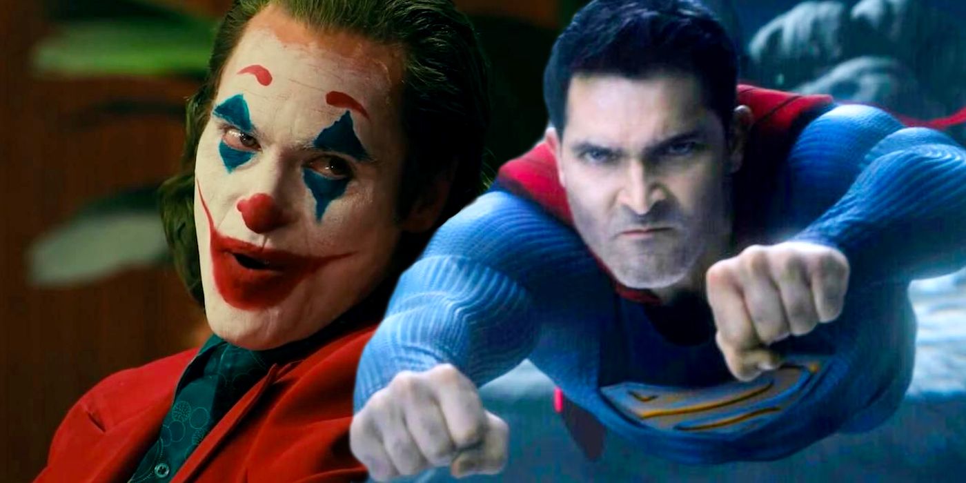 James Gunn Responds To Whether DC S 2024 Release Schedule Will Kill   Joaquin Phoenix In Joker And Tyler Hochilin In Superman And Lois Side By Side Image 