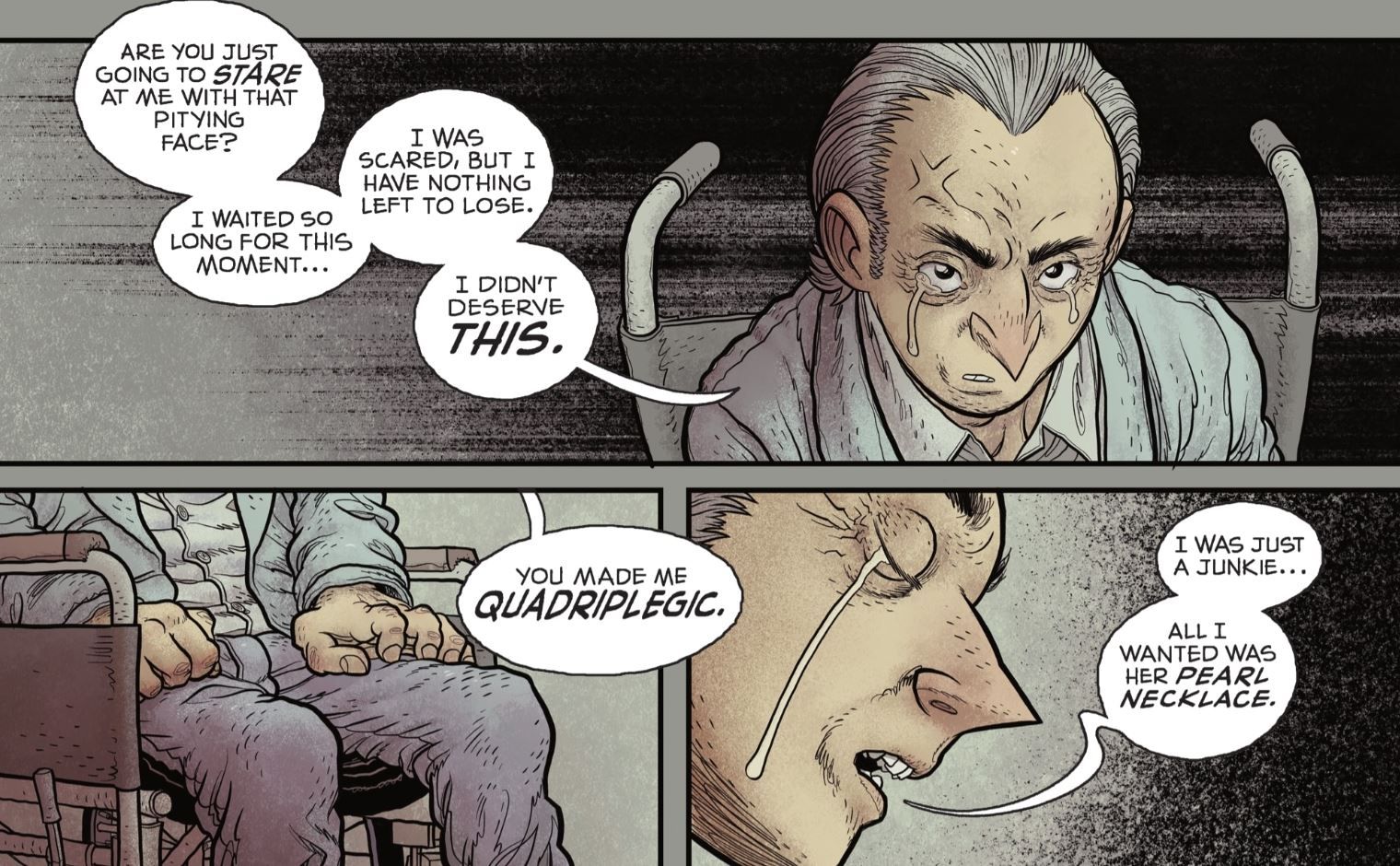 Joe Chill Confronts Bruce Wayne for Paralyzing Him DC