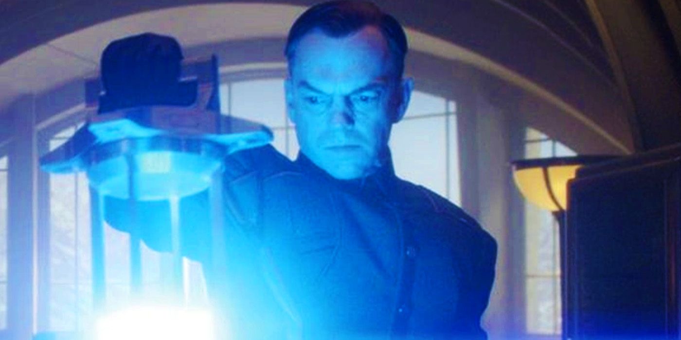Johann Schmidt with the Tesseract in Captain America The First Avenger