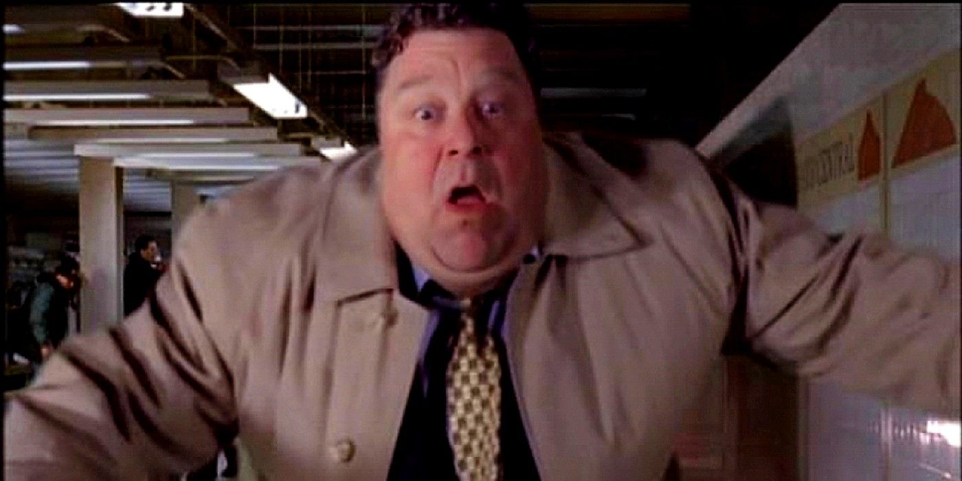 John Goodman being hit by a train in Now and Again