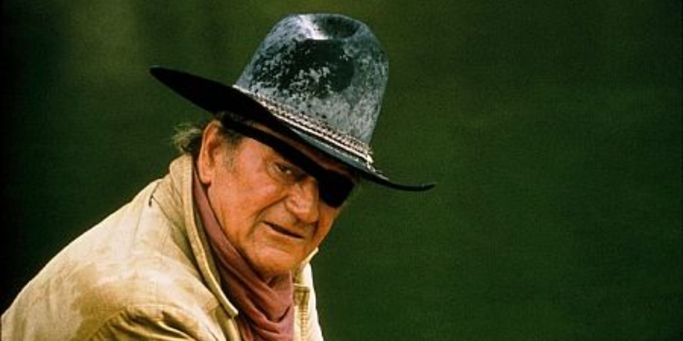 John Wayne as Rooster in Rooster Cogburn