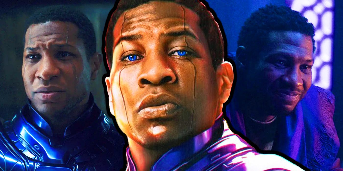 Jonathan Majors' Kang the Conqueror and He Who Remains with Ant-Man 3 poster