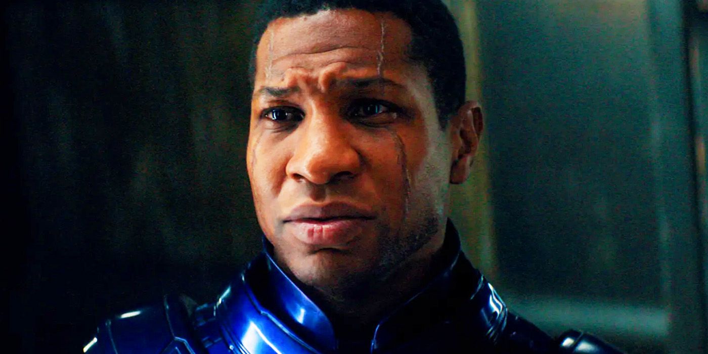 Jonathan Majors' Kang the Conqueror in the Quantum Realm in Ant-Man 3
