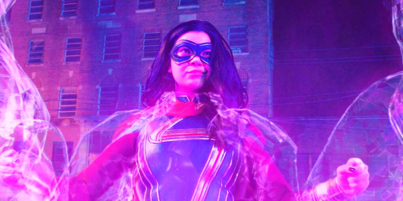 Kamala Khan (Iman Vellani) using her powers in Ms. Marvel season 1