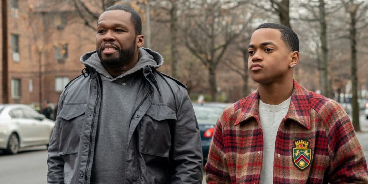 Kanan and Tariq in Power walking down a street