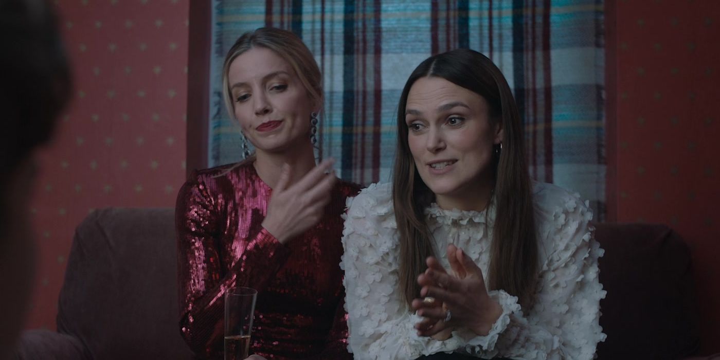 Keira Knightly and Annabelle Wallis in Silent Night 2021