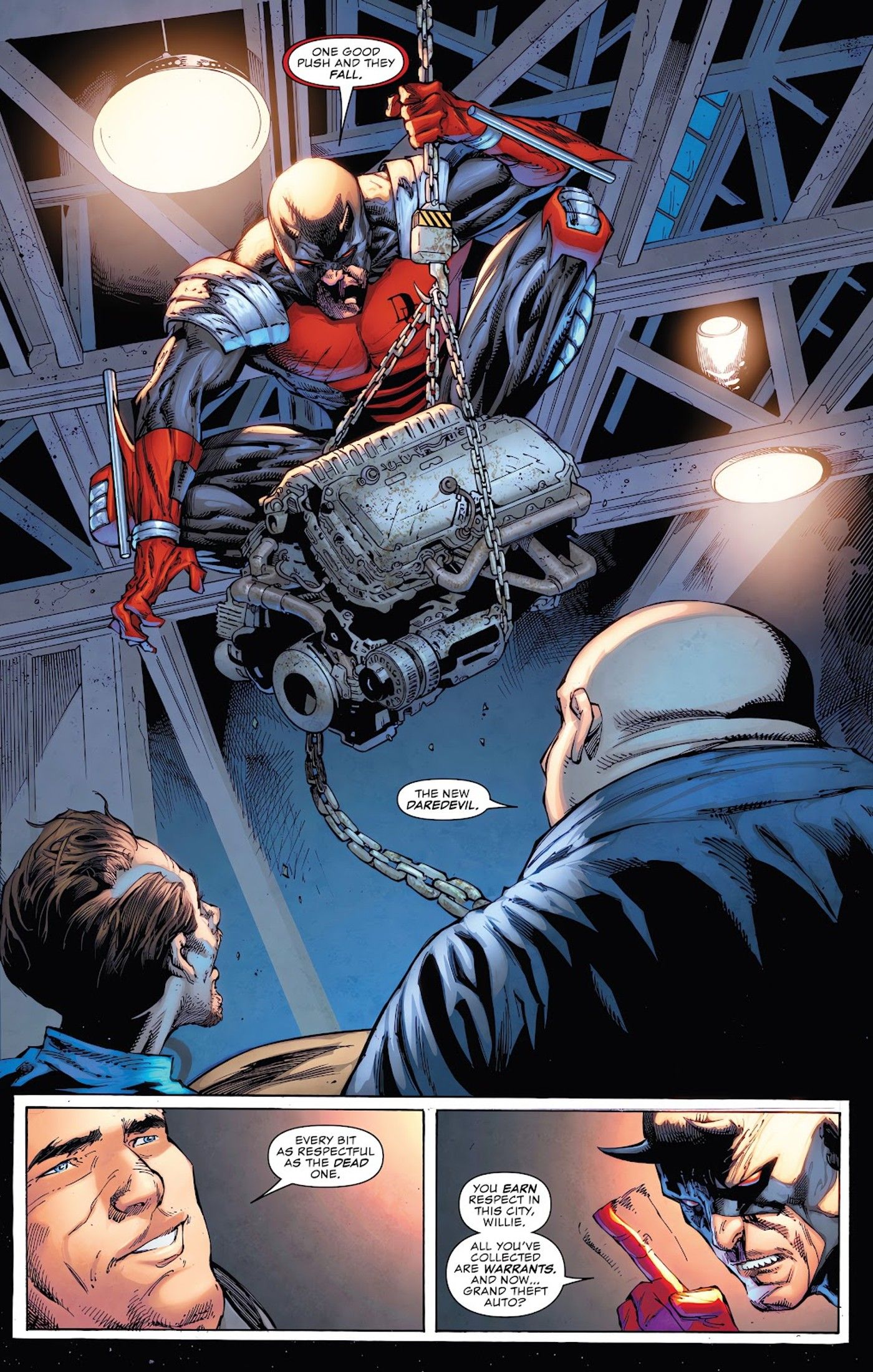 Kingpin doesn&rsquo;t recognize Daredevil in his new suit