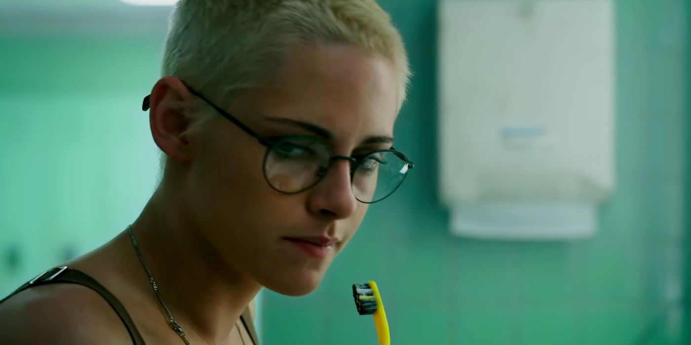 Kristen Stewart as Norah Price Brushing Her Teeth in Underwater