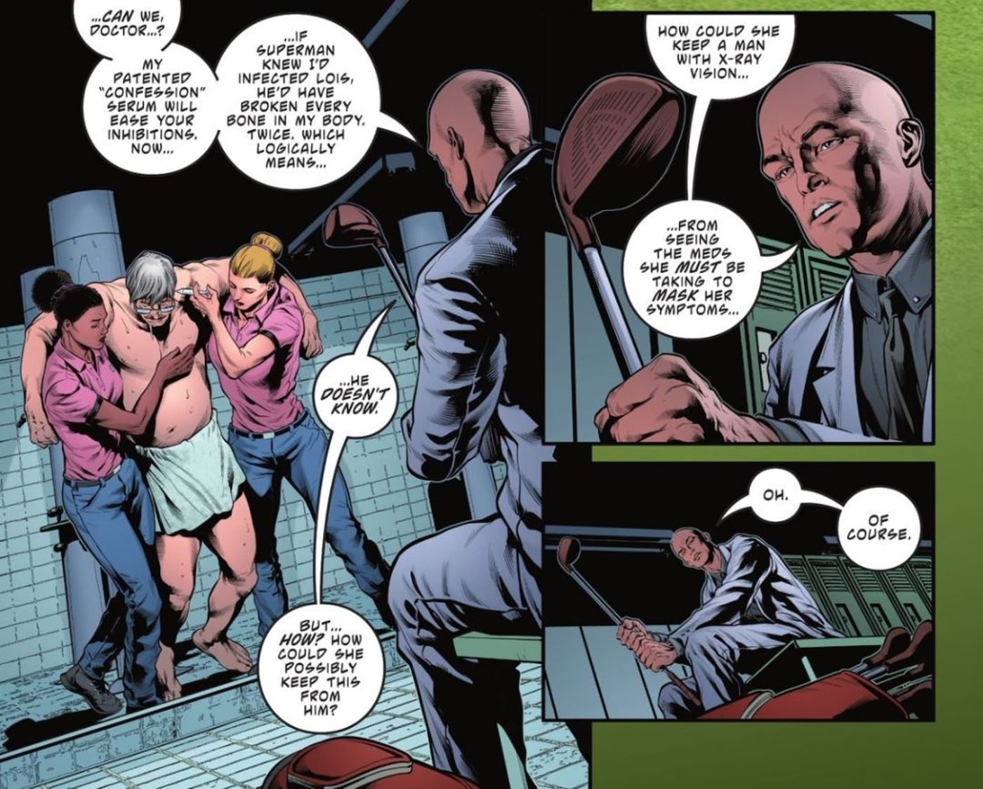 Lex Wonders Where Supeman Is DC