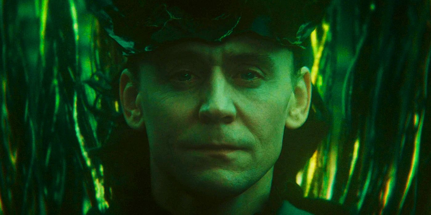 Loki tearing up at the end of Loki season 2