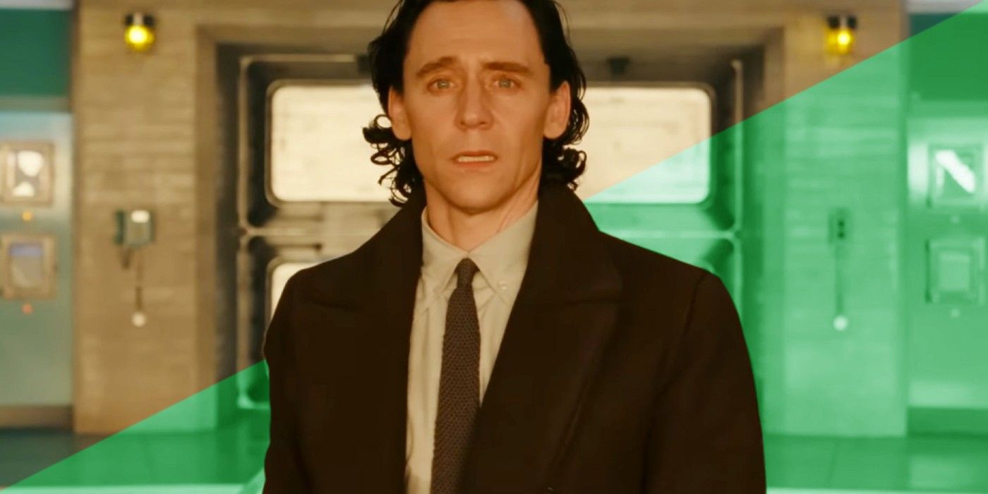 Loki (Tom Hiddleston) looks concerned in the TVA in Loki season 2