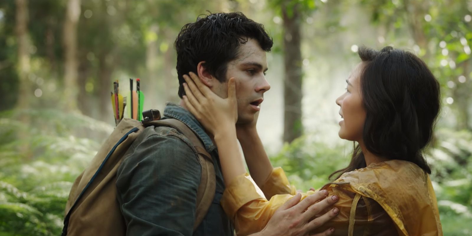 Love and Monsters Poisoned Joel (Dylan O'Brien) Aimee (Jessica Henwick)