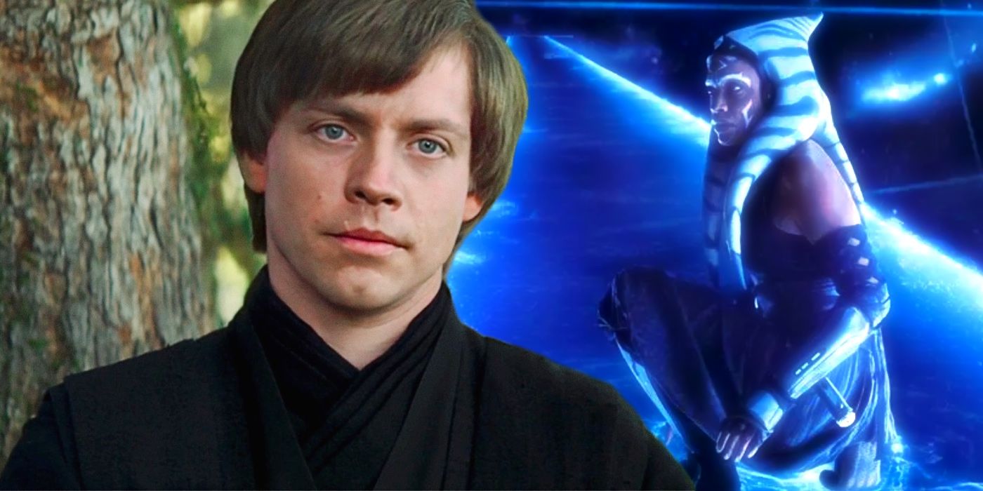 Luke Skywalker and Ahsoka in World Between Worlds