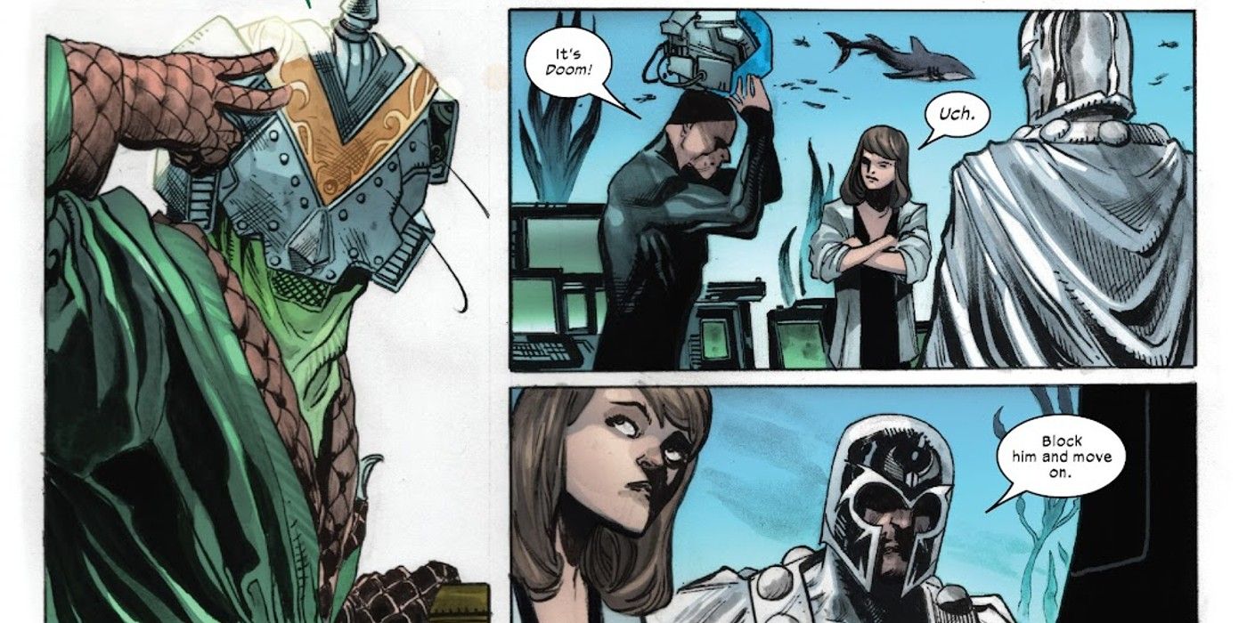 Magneto in X-Men #29: “block him and move on”