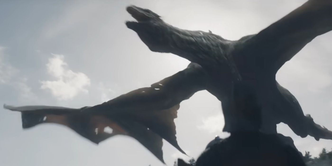 Vhagar flying overhead in House of the Dragon teaser 