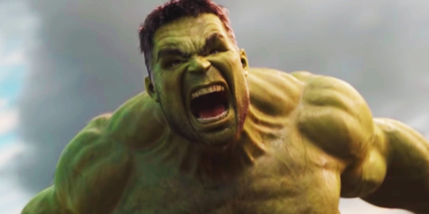 Mark Ruffalo's Hulk screaming at villains in Avengers: Age of Ultron