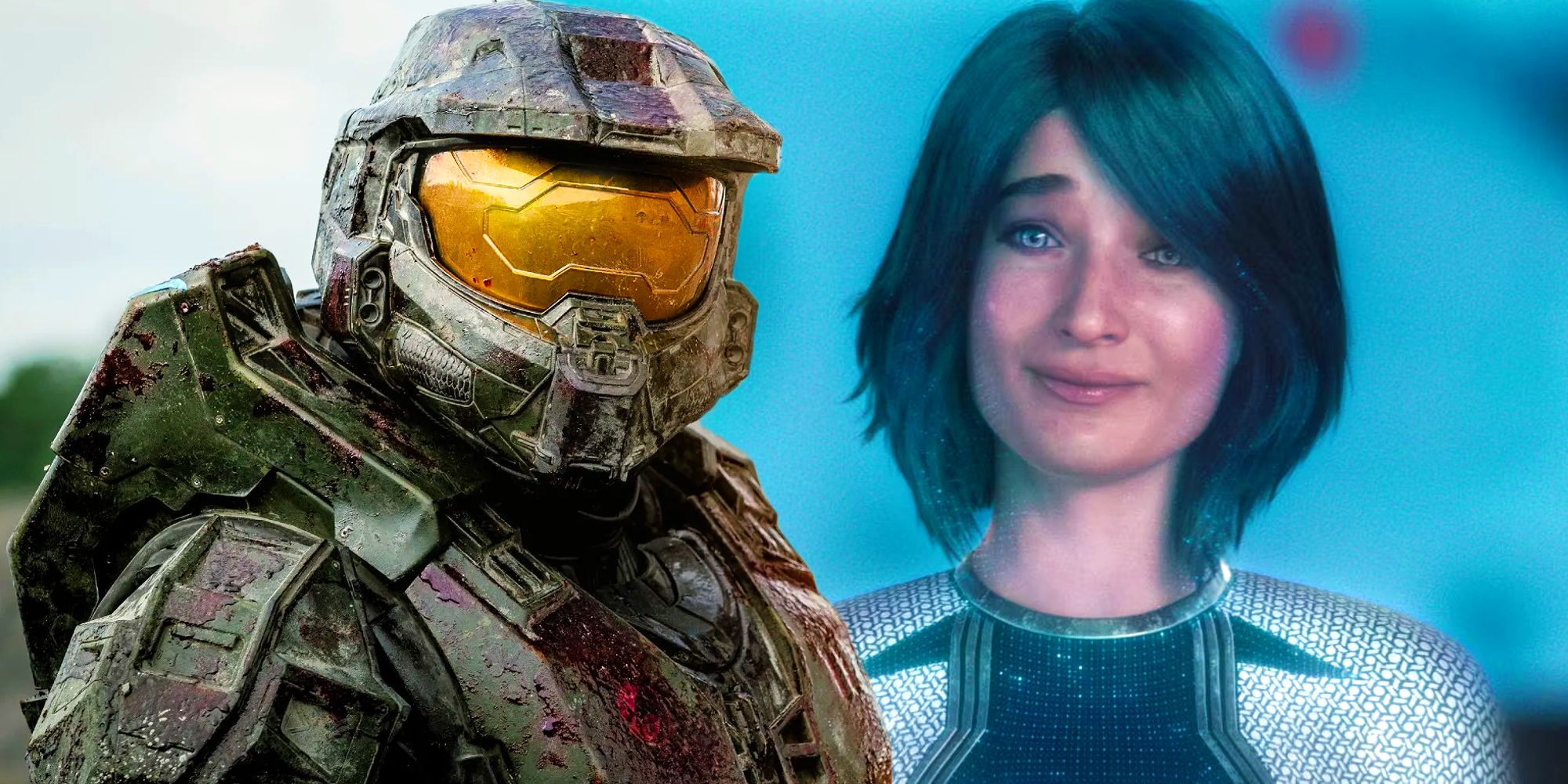 Master Chief and Cortana from Paramount's Halo TV show