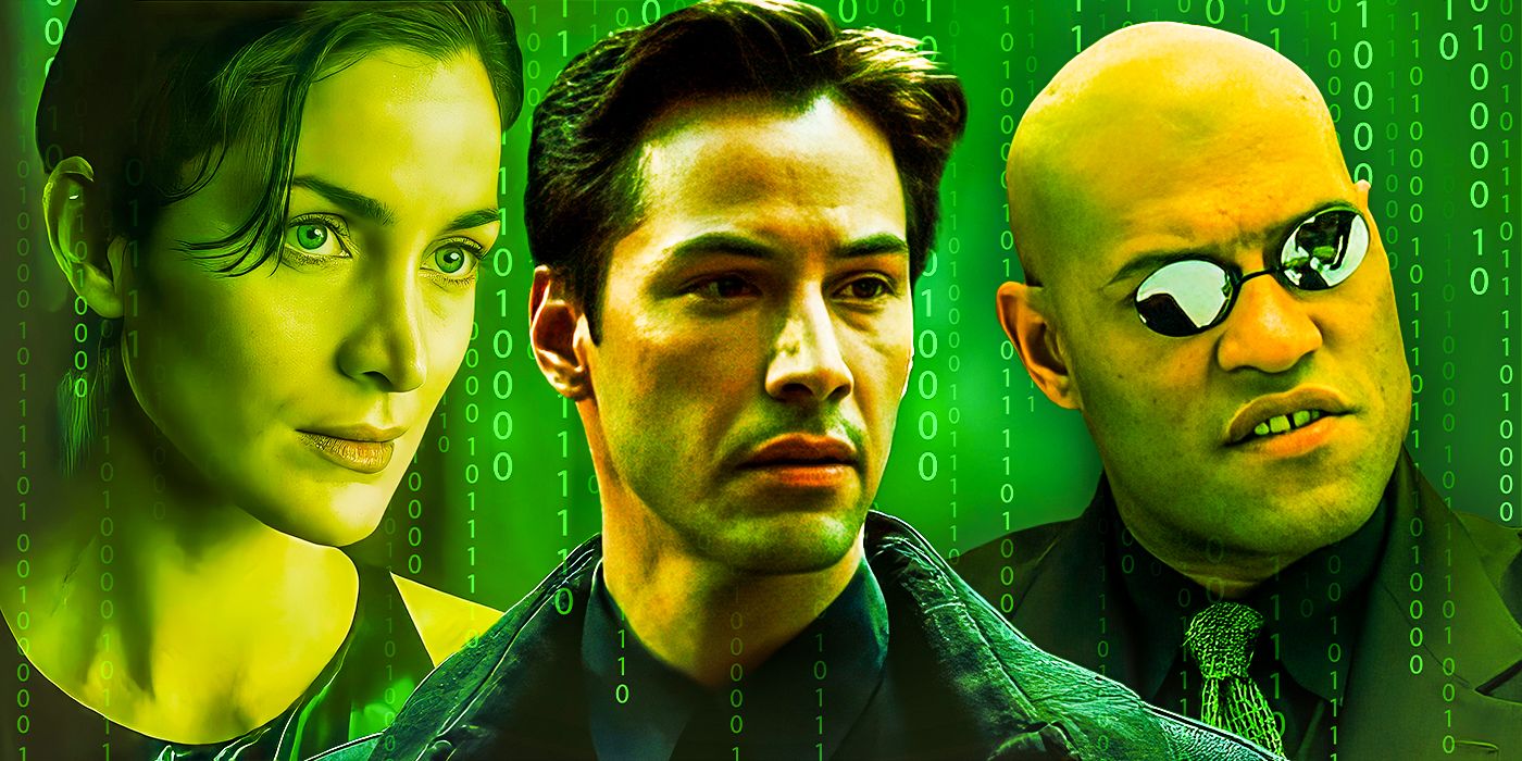 Custom image featuring Trinity, Neo, and Morpheus in front of a Matrix-inspired background