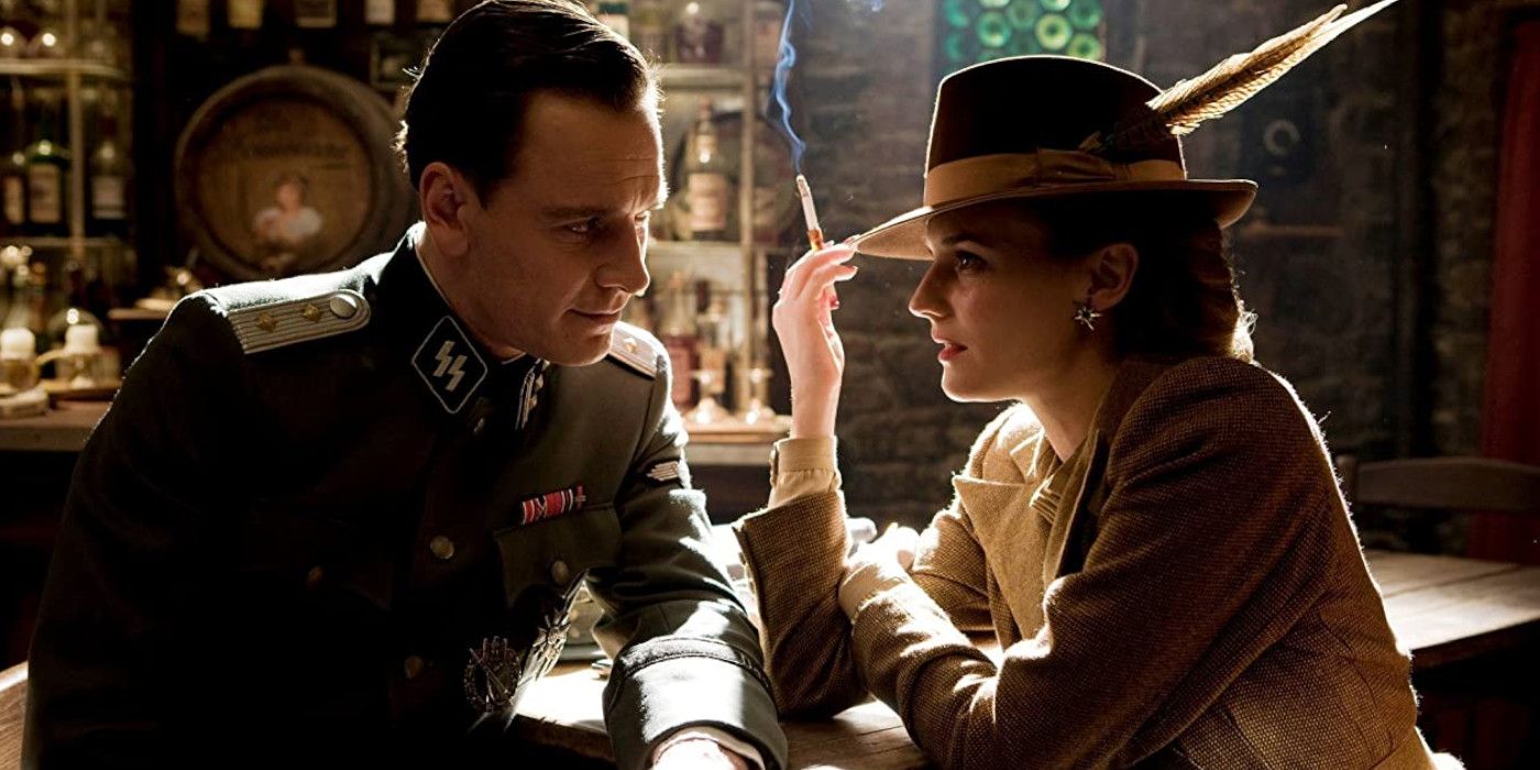 Michael Fassbender and Diane Kruger in Inglourious Basterds