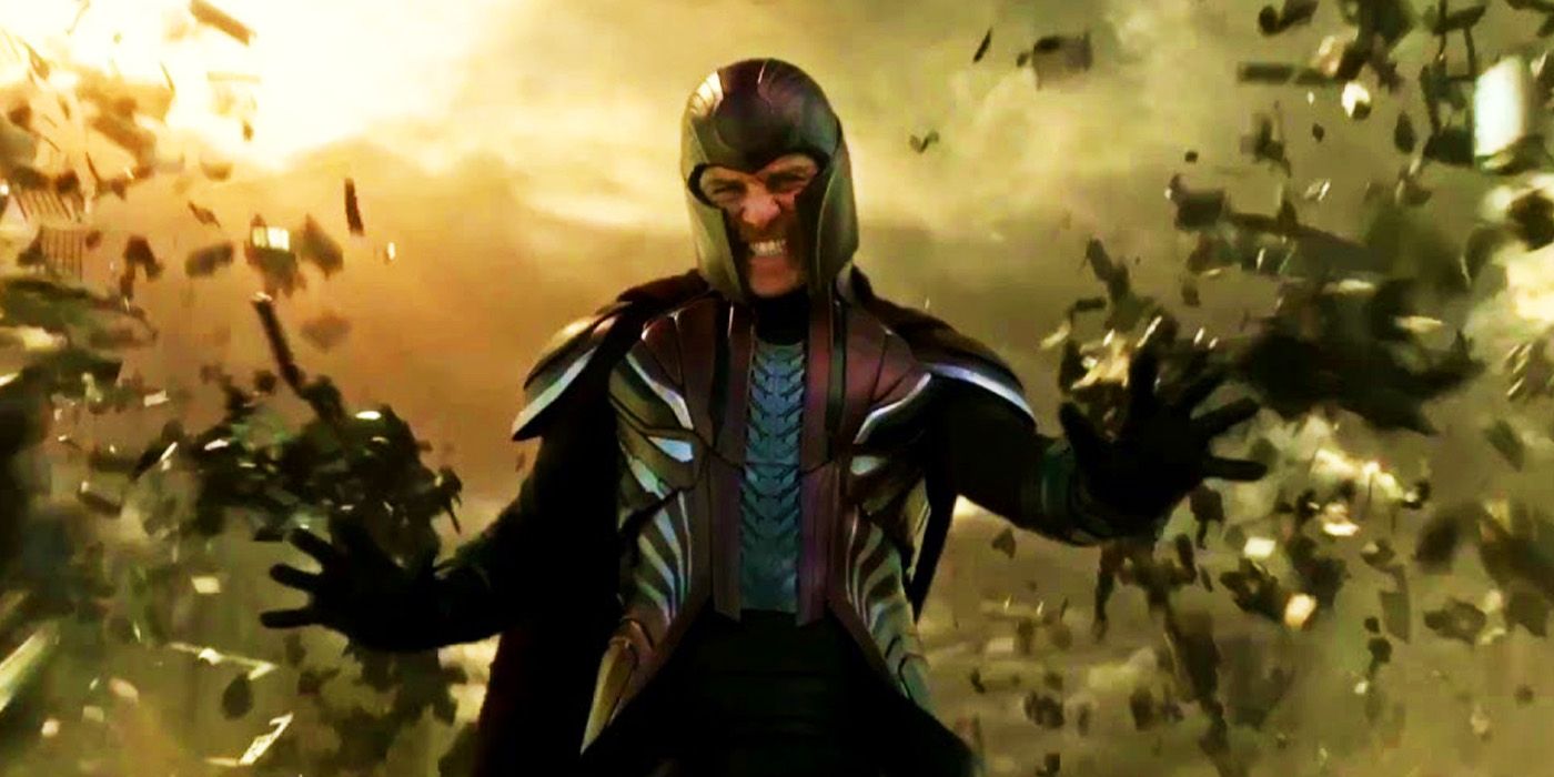 Michael Fassbender's Magneto fighting Apocalypse in X-Men Apocalypse