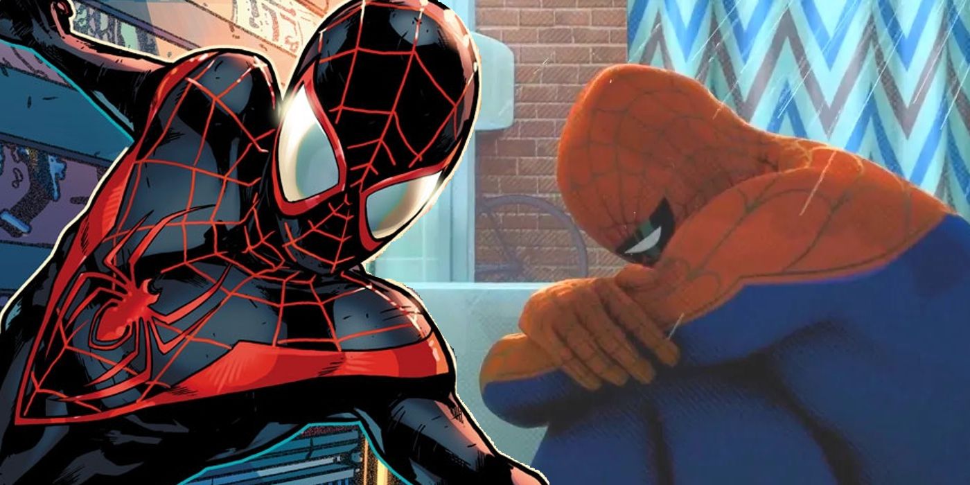 Miles Morales and Peter Parker Spider-Man